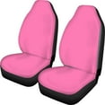 thumbnail image 1 of FMSHPON Set of 2 Car Seat Covers Pink 3D Universal Auto Front Seats Protector Fits for Car,SUV Sedan,Truck, 1 of 5