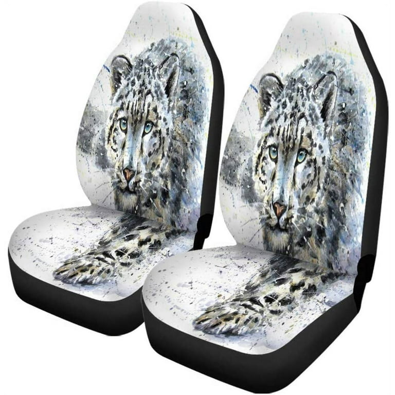 White Tiger Car Seat Covers (Set of 2) White Tiger Car Seat Covers (Set of 2)