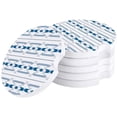 thumbnail image 1 of FMSHPON Simple Design Traditional Bohemian Pattern Set of 2 Car Coaster for Drinks, Absorbent Ceramic Stone Coasters Cup Mat with Cork Base for Home Kitchen Room Coffee Table Bar Decor, 1 of 5