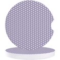 thumbnail image 1 of FMSHPON Simple Pattern Clouds Purple Set of 6 Car Coaster for Drinks, Absorbent Ceramic Stone Coasters Cup Mat with Cork Base for Home Kitchen Room Coffee Table Bar Decor, 1 of 5