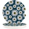 thumbnail image 1 of FMSHPON Spring Cartoon Daisy Pattern Set of 6 Car Coaster for Drinks, Absorbent Ceramic Stone Coasters Cup Mat with Cork Base for Home Kitchen Room Coffee Table Bar Decor, 1 of 5