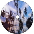 thumbnail image 1 of FMSHPON Tall Coconut Palm Trees Xmas Christmas Tree Skirt Stand Mat for Holiday Party Decoration Indoor Outdoor 48 inches, 1 of 3