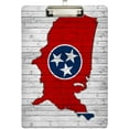 thumbnail image 1 of FMSHPON Tennessee Flag America Map Clipboard Hardboard Wood Nursing Clip Board and Pull for Standard A4 Letter 13x9 inches, 1 of 5