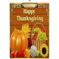 thumbnail image 1 of FMSHPON Thanksgiving Fruit BasketPumpkin Vegetables Sunflower Clipboard Hardboard Wood Nursing Clip Board and Pull for Standard A4 Letter 13x9 inches, 1 of 7