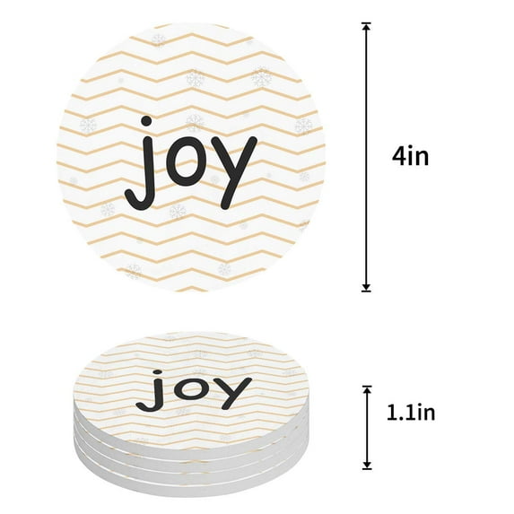 FMSHPON Theme Octopus Pattern Set of 8 Round Coaster for Drinks, Absorbent Ceramic Stone Coasters Cup Mat with Cork Base for Home Kitchen Room Coffee Table Bar Decor