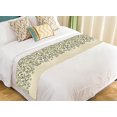 thumbnail image 1 of FMSHPON Vintage Card Damask Elegant Floral Elements Bed Runner Bedroom Bedding Decor Bedding Scarf Size 20x95 inches, 1 of 1