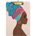thumbnail image 1 of FMSHPON Woman Turban Clipboard Hardboard Wood Nursing Clip Board and Pull for Standard A4 Letter 13x9 inches, 1 of 8