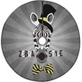 thumbnail image 1 of FMSHPON Zebra in Retro STYL Xmas Christmas Tree Skirt Stand Mat for Holiday Party Decoration Indoor Outdoor 36 inches, 1 of 3