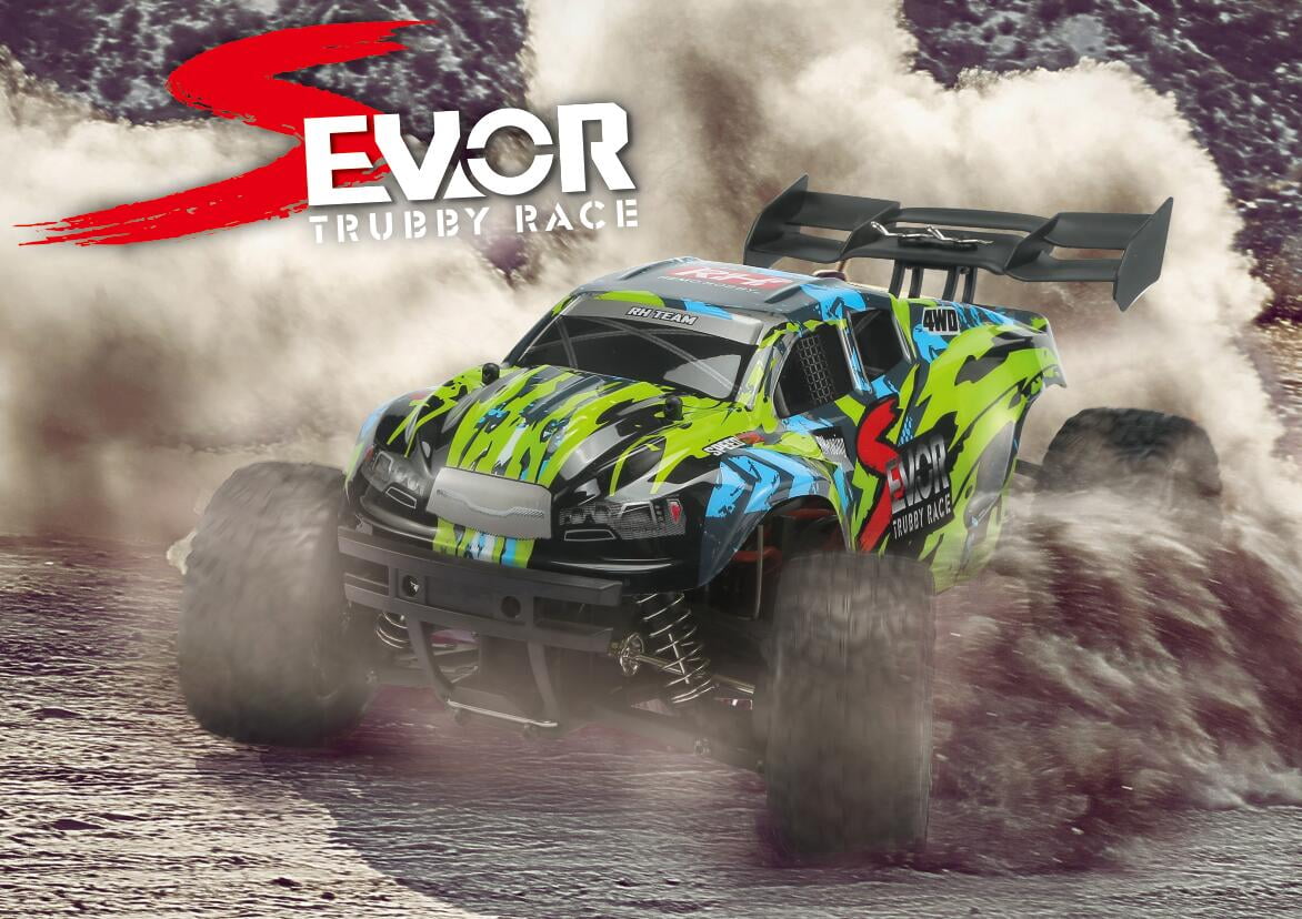 FMT, RC 1665 1:16 2.4Ghz High Speed 4WD 50km/h Radio Control Car Waterproof Brushless Motor Off Road Monster Truck Buggy Electric Crawler All Terrain R/C Car Vehicle (Color May Vary)