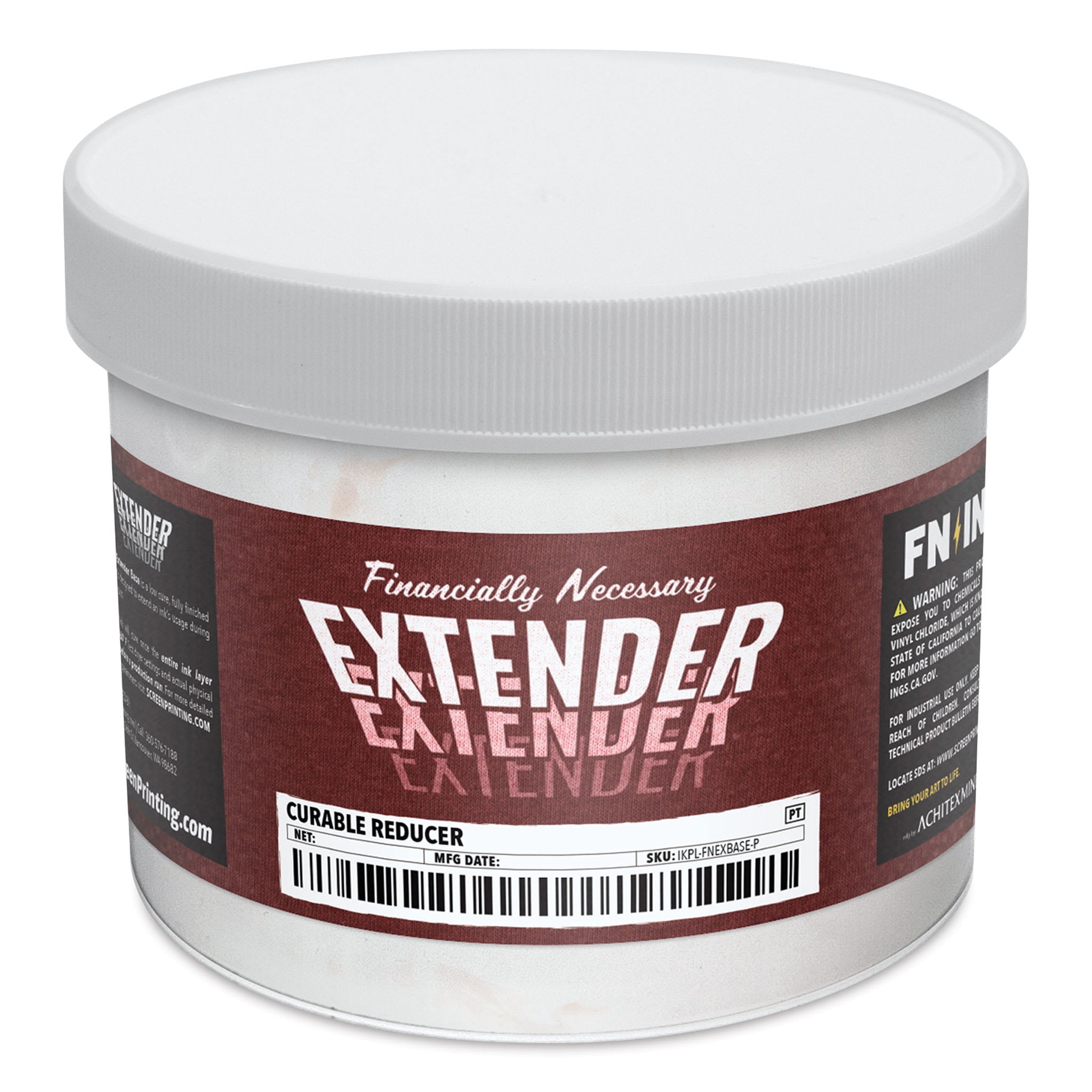 FN Ink Plastisol Screen Printing Ink Extender Base - Quart - Walmart.com
