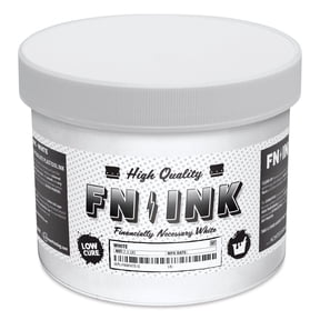 FN Ink Plastisol Screen Printing Ink - White, Quart