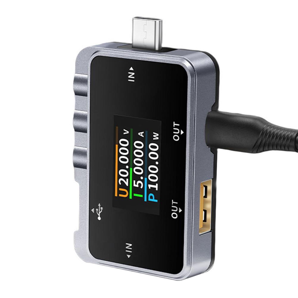 Digital USB Tester Voltmeter KWS-V20, Strom- und Spannungstestgerät Blau Digital USB Tester Voltmeter KWS-V20, Strom- und Spannungstestgerät Blau