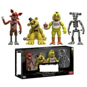 FNAF Christmas Gift Birthday Gifts Five Nights At Freddys Action Figures Toy Security Breach Series Glam Rock Chica Bonnie Foxy Freddy PVC Doll For Kid Gift 4PCS