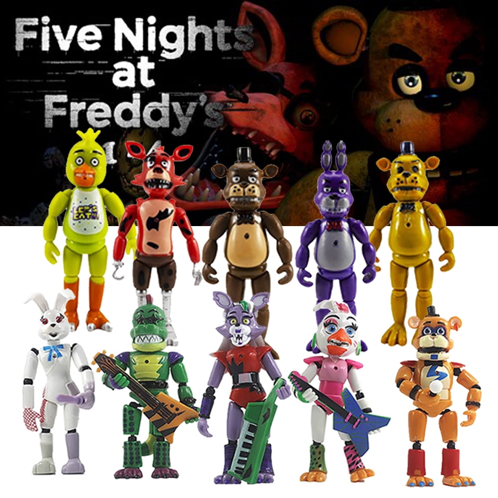 8-Piece Five Nights at Freddy's Lego-Compatible Block Mini Figure