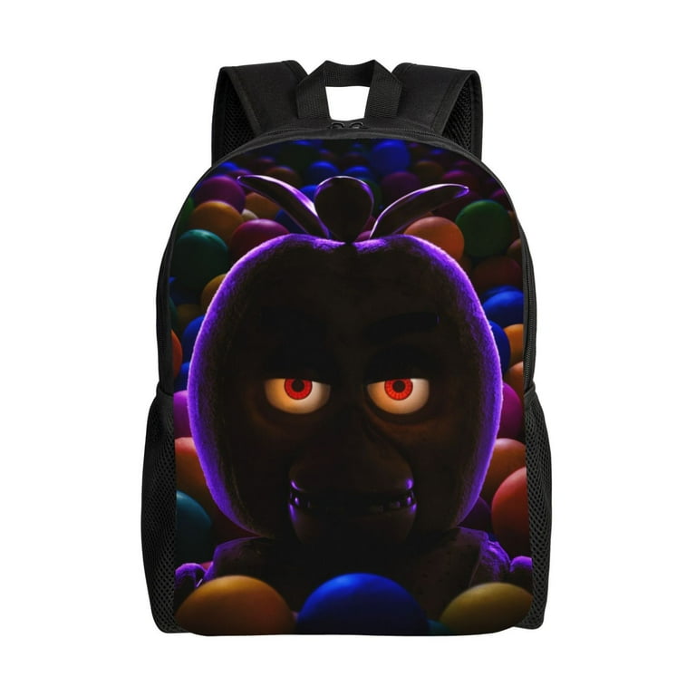 FNAF Five Nights at Freddy s Movie Backpack Casual Adjustable Bookbag School Bag Unisex Laptop Daypack Lightweight Large Capacity Travel Bag Satchel