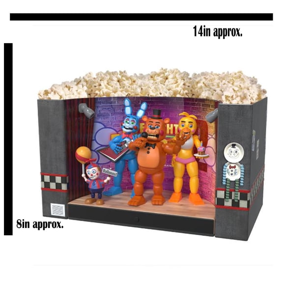 FNAF Five Nights at Freddys Fazbear STAGE Popcorn Tin (LIGHT UP EDITION) USA