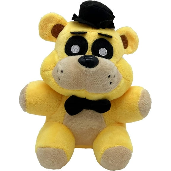 FNAF Golden Freddy Plush Toy Suitable for Collection, FNAF Plushies Stuffed Doll for Boy Girl Christmas Halloween Birthday Gift, 8 (Golden Freddy)