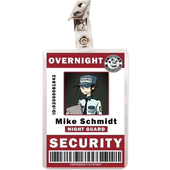 FNAF Mike Schmidt Security ID Badge