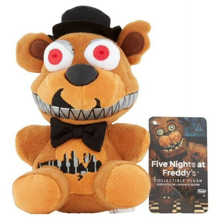 FNAF Nightmare Freddy Fazbear Plush Toy Five Nights at Freddy s 7 inch Walmart