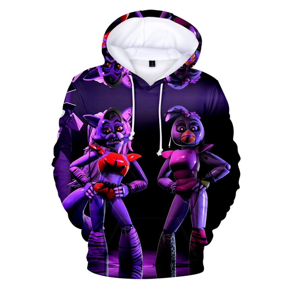 Kids Hoodie FNAF Anime Character Print Clothes Boys Baby Girls 3