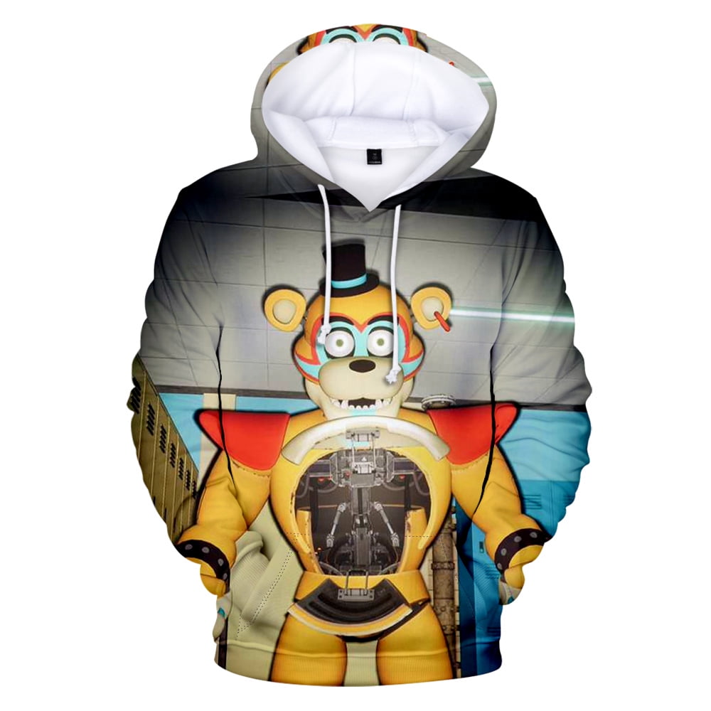 FNAF Security Breach Hoodie Five Nights at Freddy's Sweatshirt 2022 Cosplay  Pullover 