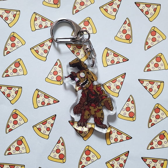 FNAF Springtrap 2.5 Acrylic Charm" (1 keychain)