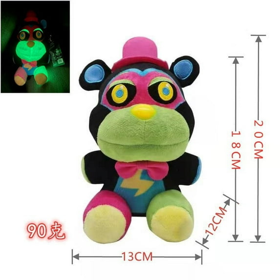FNAF Sundrop and Moondrop Plush, 9.8" Collectible Ornament, Safety Hole Clown Boss FNAF Soft Doll for Fans and Kids, Plush Collectible Toy Animal Birthday Gift(20)