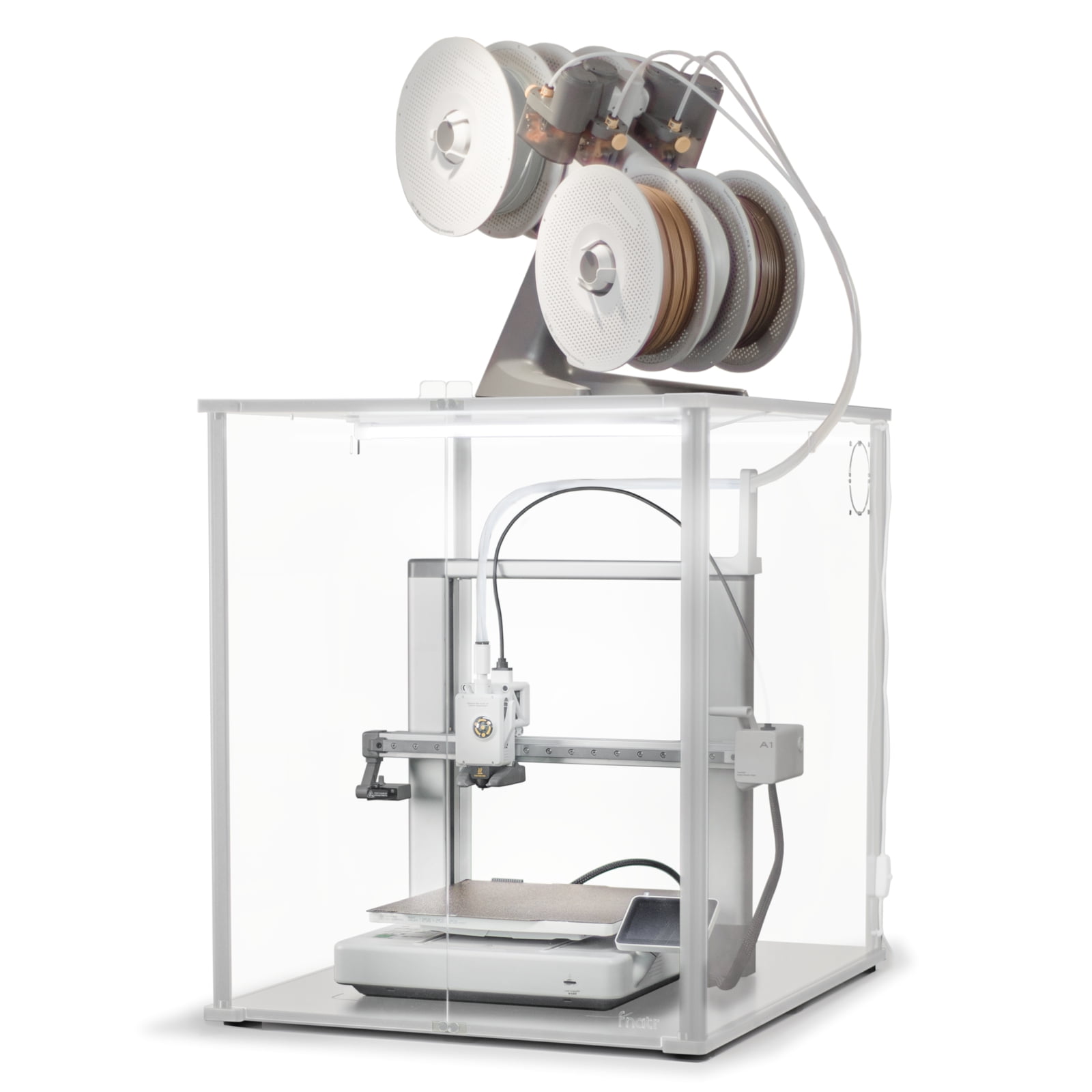 FNATR 3D Printer Enclosure For Bambu Lab A1/A1 Mini - Dust & Noise Reduction, Fume Control, Overheat Protection