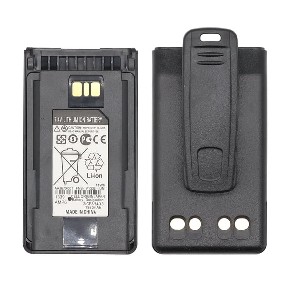 FNB-V134LI-UNI Battery for Vertex VX260 EVX-261 VX264 VX450 VX-454 VX-456 VX-451 1380mAh