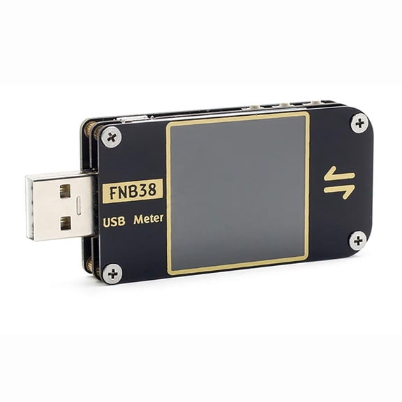 FNB38 USB Tester Current Voltage Meter QC4+ PD3.0 Fast Charge Protocol Detector for Mobile Terminals with TFT LCD Display