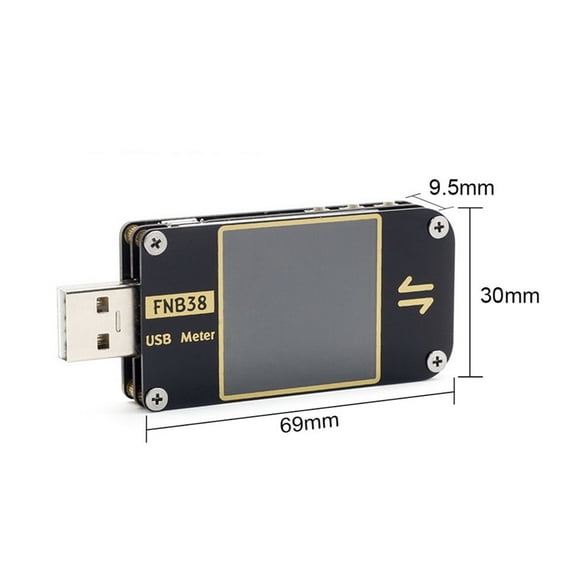 FNB38 USB Tester Current Voltage Meter QC4+ PD3.0 QC2.0 PPS FCP SCP AFC Fast Charging Protocol Capacity Tester ,Live Data