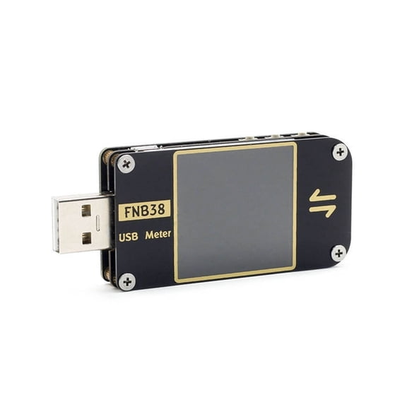FNB38 USB Tester DC Digital Voltmeter Amperimetro Current Voltage Meter Volt Amp Ammeter Detector Power Bank Charger Indicator ,Easy to Operate