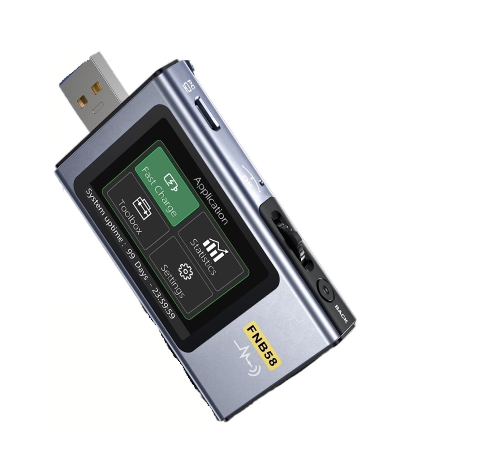 FNB58 USB Tester Voltmeter Ammeter TYPE-C Fast Charge Detection Trigger Capacity Measurement Ripple Measurement ,Live Data