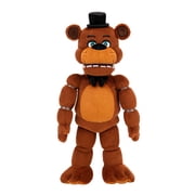 Five Nights at Freddy s 14 inch Poseable Sound Classic Freddy Plush - 4 Sounds, and Glow-In-The-Dark Eyes