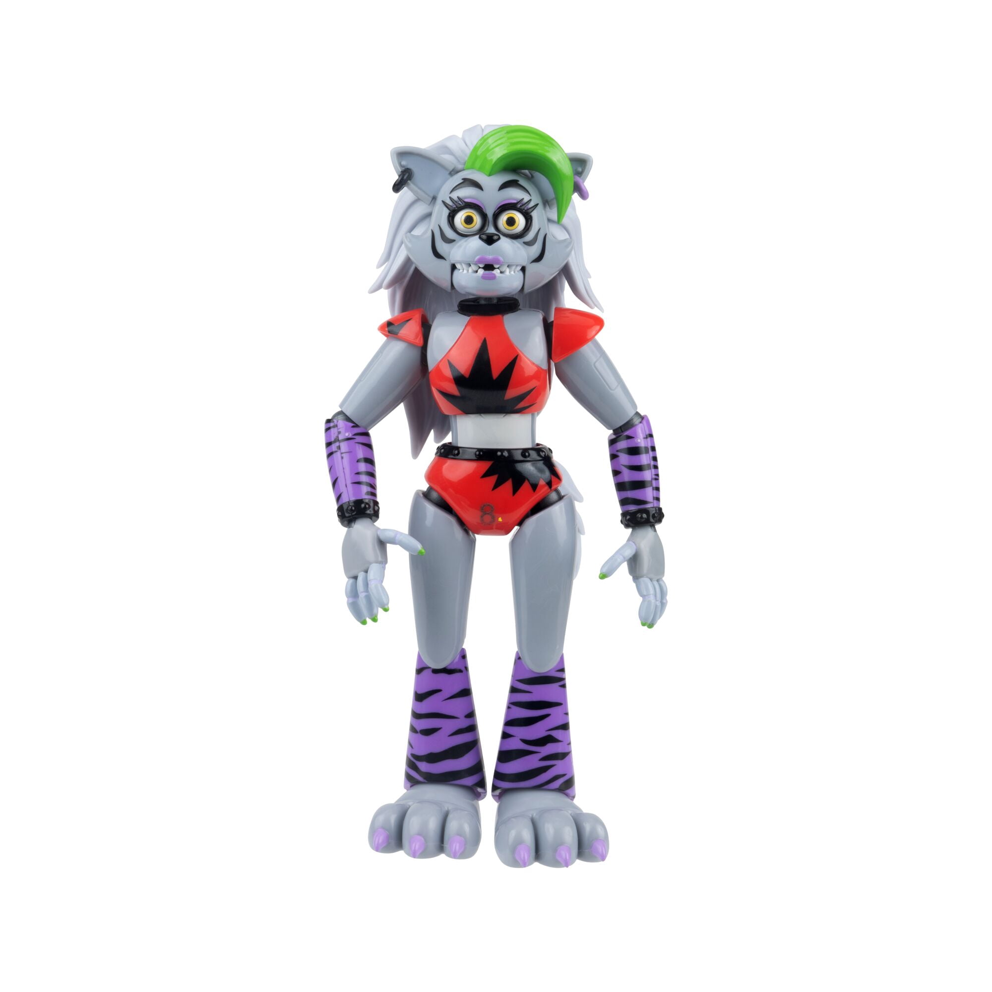Five Nights At Freddy's 6 inch Endo-Series Collectable Figure - Glamrock Endo with Roxanne Wolf Parts & Shattered Roxanne Wolf Parts