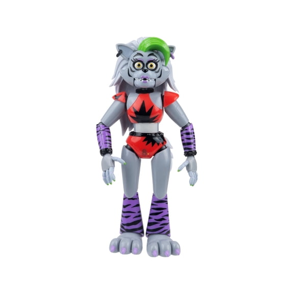 Five Nights At Freddy's 6 inch Endo-Series Collectable Figure - Glamrock Endo with Roxanne Wolf Parts & Shattered Roxanne Wolf Parts