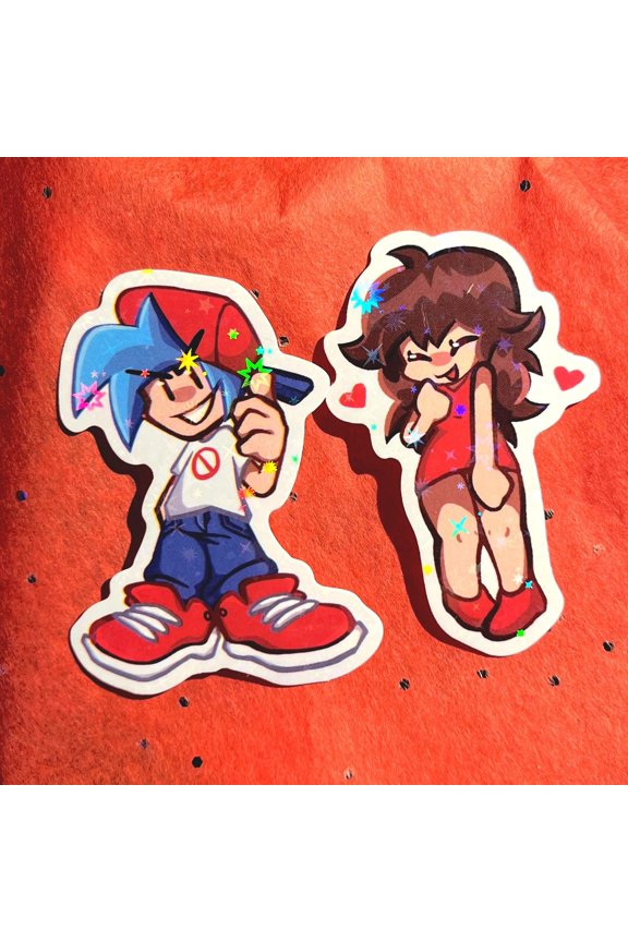 FNF BF GF Keychain (1 keychain)