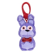 Five Nights at Freddy s Classic Bonnie Clip-On Plush - 4-inch Plush with Soft Material and Glow- In-The-Dark Eyes