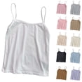 thumbnail image 1 of FNFYFH Adjustable Camisole Tank Top Soft Breathable Modal Tank Tops Spaghetti Strap Undershirt, 1 of 6
