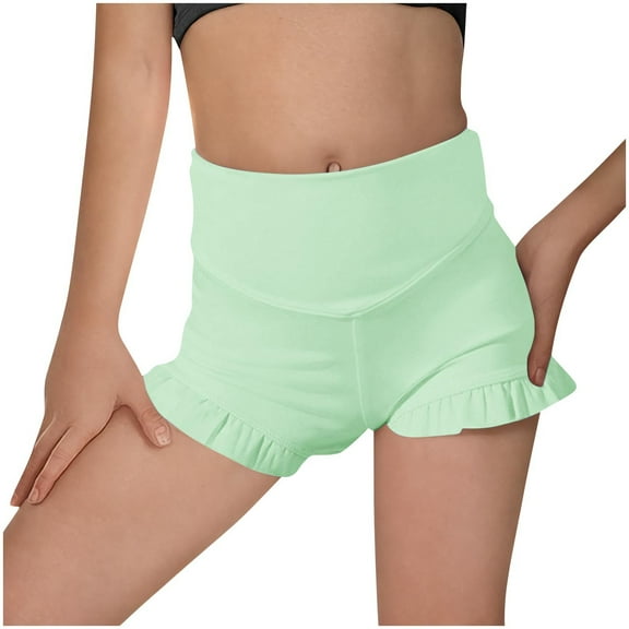 FNFYFH Adjustable Waist Girls Growing Room Shorts