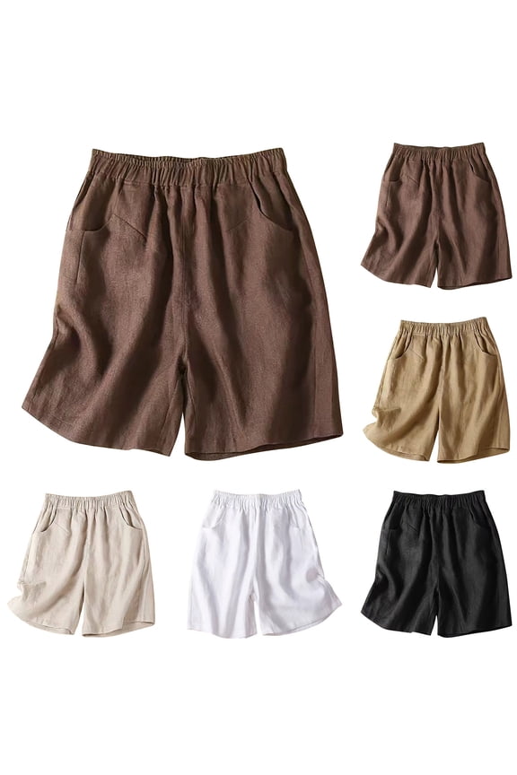 Shorts For Women Plus Size High Waisted Casual Comfy Lounge Shorts (Women's 3X-Large)