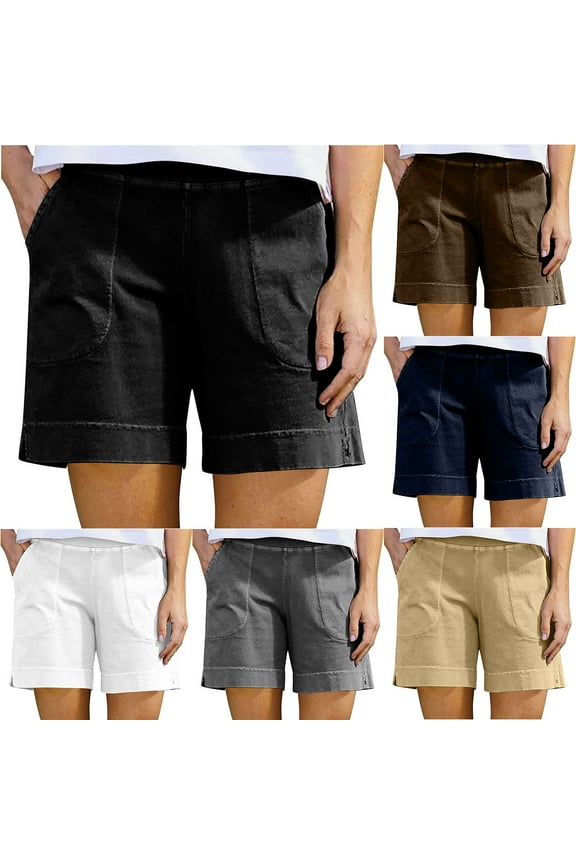 Womens Athletic Shorts Plus Size XL1 (Women's X-Large)