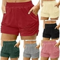 thumbnail image 1 of FNFYFH Womens Plus Size Shorts with Pockets XXXL1 (Women's Plus 3X-Large), 1 of 8