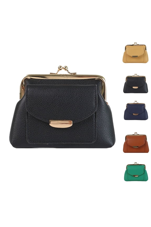 Cute Floral Buckle Coin Purses Vintage Pouch Kiss-lock Change Purse Wallets