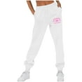 thumbnail image 1 of FNFYFH Fleece Sweatpants for Women Cinch Bottom Running Athletic Pants High Waisted Baggy Joggers, 1 of 5