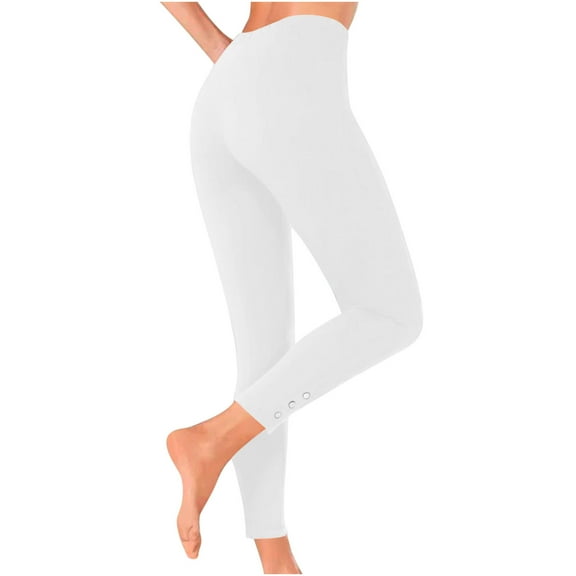 FNFYFH High Waisted Leggings for Women Tummy Control Cycling Workout Yoga Pants Soft Stretchy Leggings