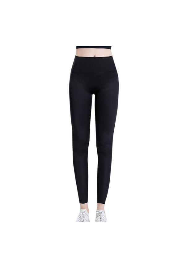 Leggings for Women Tummy Control Butt Lifting Yoga Pants Womens Stretch Seamless Workout Pant High Waist Running Gym Leggings Black XXL
