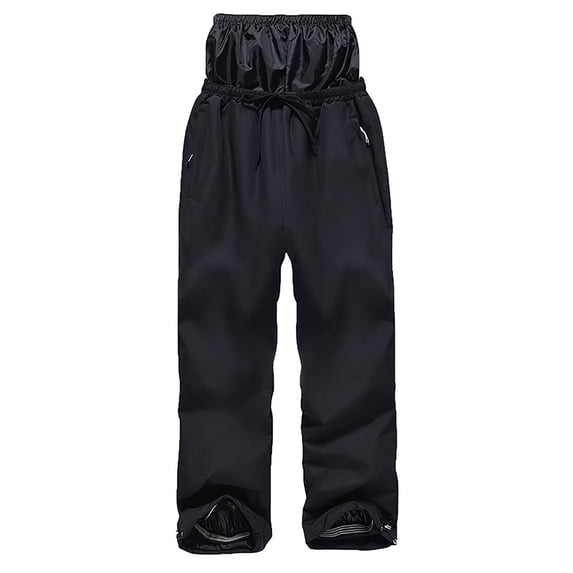 FNFYFH Men Snow Bibs Women Baggy Ski Pants Snowboard Overall Insulated Waterproof Windproof Warm Winter Jumpsuit
