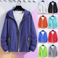 thumbnail image 1 of FNFYFH Men's Big and Tall UPF 50+ Sun Protection Hoodie Jacket Lightweight Full Zip Jackets Long Sleeve Shirts for Men Hiking Fishing, 1 of 6