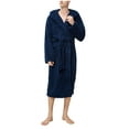 thumbnail image 1 of FNFYFH Mens Robe Luxury Plush Fleece Robes Soft Jacquard Spa Bath Robe Cozy Warm Sleepwear with Pockets, 1 of 1